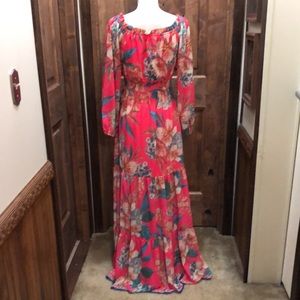 NWT Jealous Tomato Floral Maxi Dress